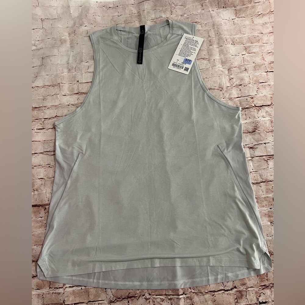New Lululemon Fast and Free Tank, Size L, Grey